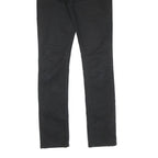 LEVI'S Mens Black Slim Skinny Denim Dark Zip W28 L34 Stretch Slim Fit Jeans