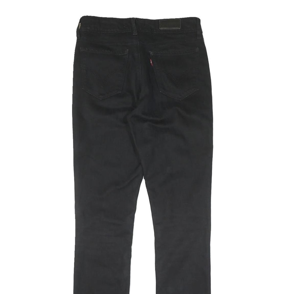 LEVI'S Mens Black Slim Skinny Denim Dark Zip W28 L34 Stretch Slim Fit Jeans