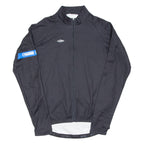 Cycling Mens Jersey Black Long Sleeve 1/2 Zip XL