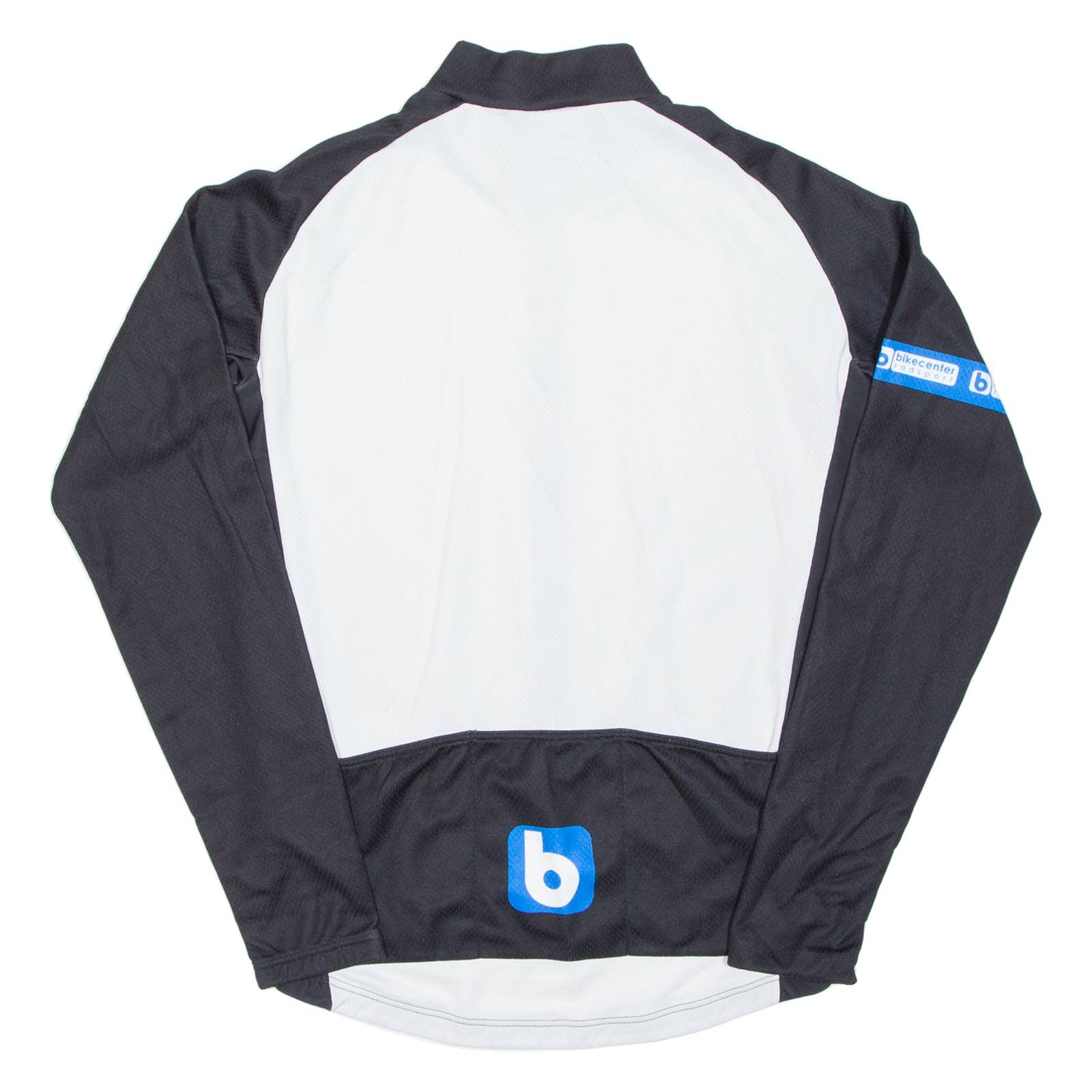 Cycling Mens Jersey Black Long Sleeve 1/2 Zip XL