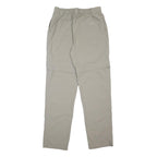 MAMMUT Womens Nylon Beige Regular Trousers W29 L33 Outdoor Zip Pocket