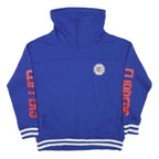 NBA Mens Blue LA Clippers Pullover Sweatshirt M Cotton Blend High Neck