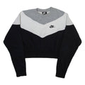 NIKE Cropped Womens Sweatshirt Black M