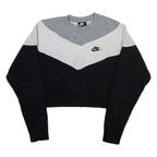 NIKE Cropped Womens Sweatshirt Black M