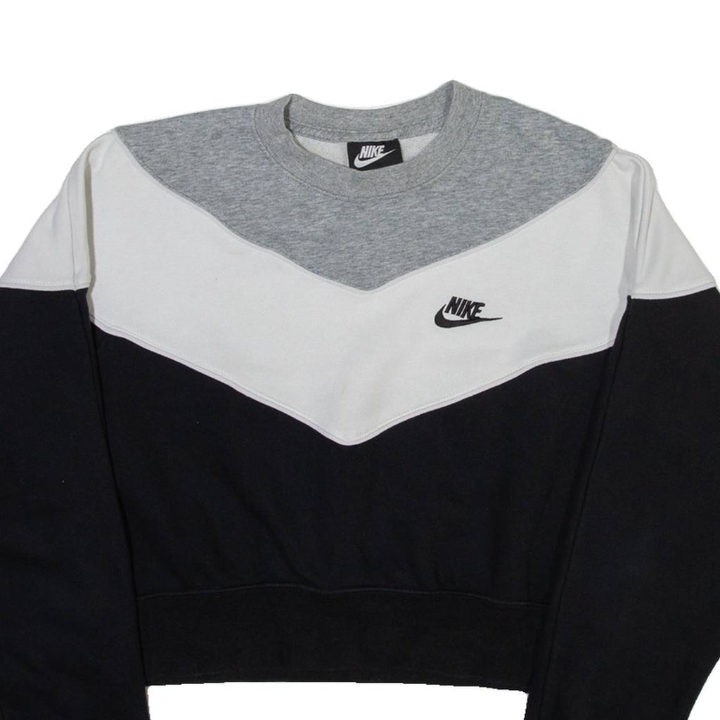 NIKE Cropped Womens Sweatshirt Black M