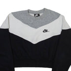NIKE Cropped Womens Sweatshirt Black M