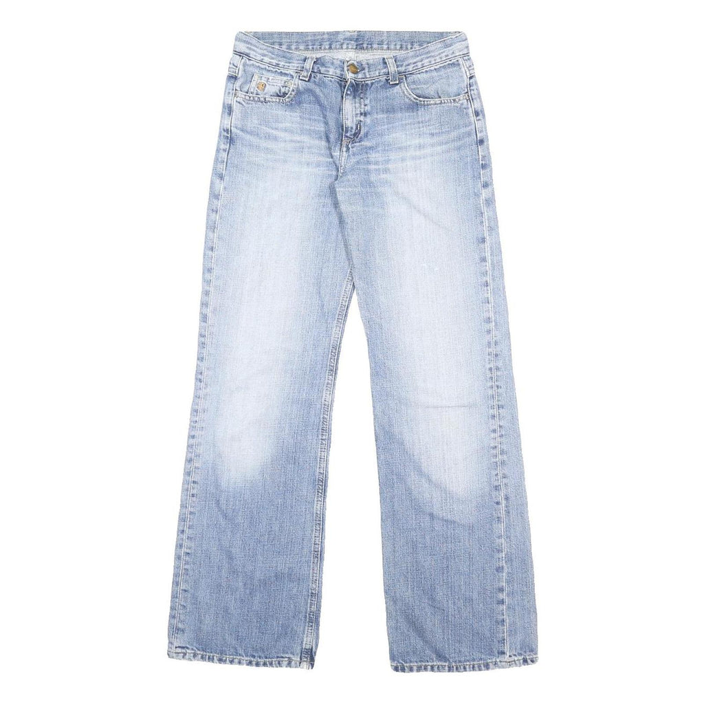 CARHARTT Womens Jeans Blue Loose Straight Denim Light W28 L31 Casual Workwear