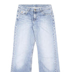 CARHARTT Womens Jeans Blue Loose Straight Denim Light W28 L31 Casual Workwear