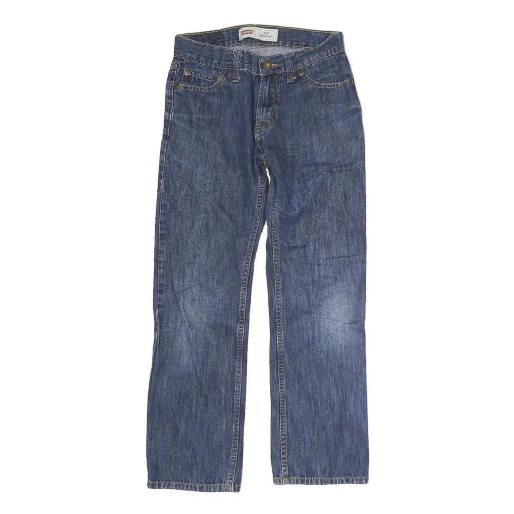 LEVI'S 514 SLIM Womens Jeans Blue Slim Straight Denim Medium W25 L25 Classic Fit