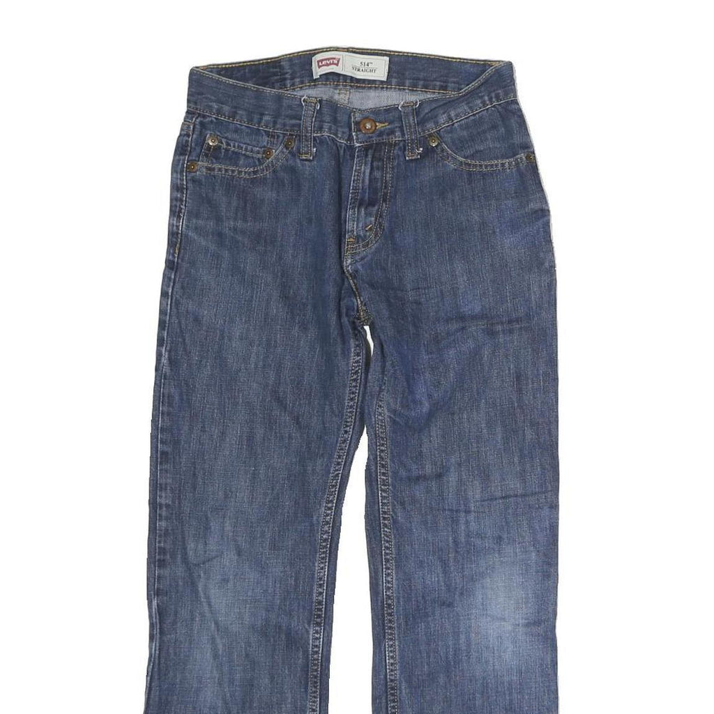 LEVI'S 514 SLIM Womens Jeans Blue Slim Straight Denim Medium W25 L25 Classic Fit