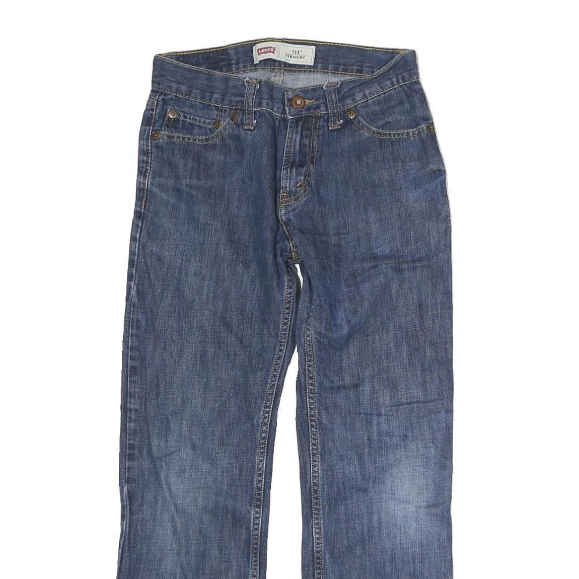 LEVI'S 514 SLIM Womens Jeans Blue Slim Straight Denim Medium W25 L25 Classic Fit