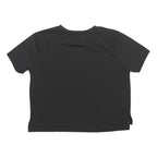 NIKE Womens Black Logo Print T-Shirt S Short Sleeve Crew Neck Sports Casual