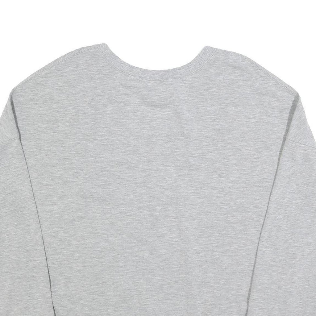 DISNEY Womens Grey Mickey Mouse Crew Neck 2XL Cotton Blend Sweatshirt Pullover