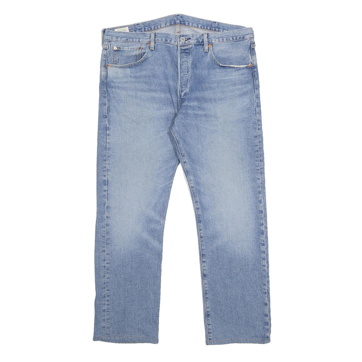 LEVI'S 501 BIG E Mens Jeans Blue Regular Straight Denim Medium W38 L29 Button