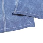 CARHARTT WIP Mens Jeans Blue Regular Straight Denim Medium W34 L26 Workwear Zip