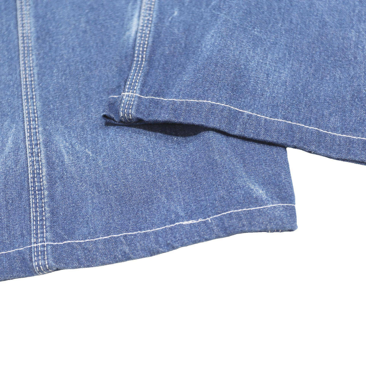CARHARTT WIP Mens Jeans Blue Regular Straight Denim Medium W34 L26 Workwear Zip