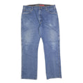 DICKIES Mens Jeans Blue Regular Straight Denim Medium W38 L32 Workwear