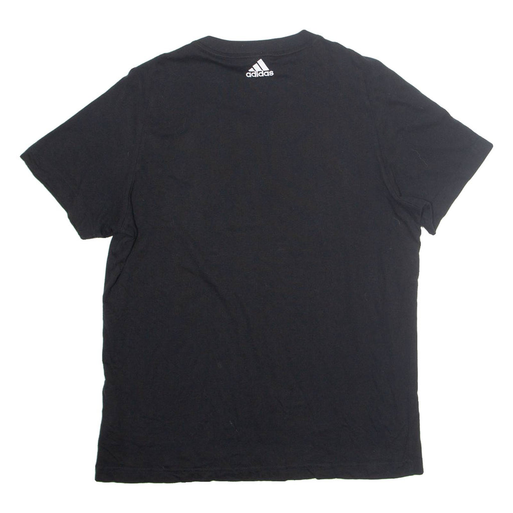 ADIDAS Mens T-Shirt Black M