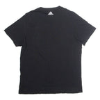 ADIDAS Mens T-Shirt Black M