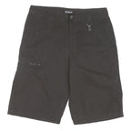 COLUMBIA Womens Shorts Black Casual L W36 Outdoor Cotton Blend Comfort Fit