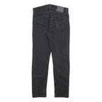 LEVI'S 502 Mens Jeans Black Regular Straight Denim Medium W31 L32 Zip Cotton