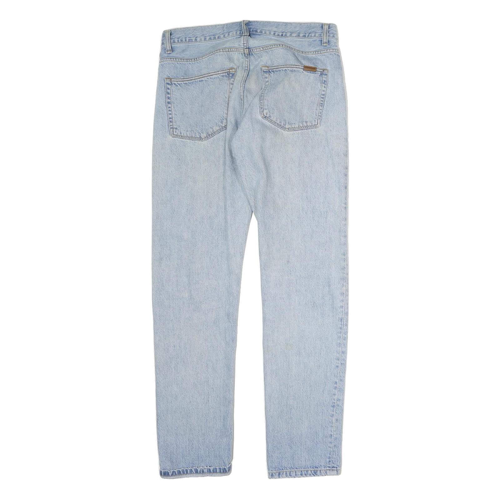 CARHARTT WIP Mens Jeans Blue Slim Skinny Denim Light W32 L31 Casual Wear