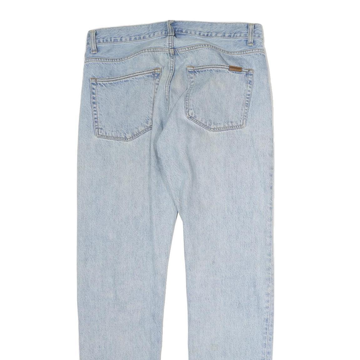 CARHARTT WIP Mens Jeans Blue Slim Skinny Denim Light W32 L31 Casual Wear