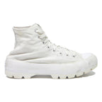 CONVERSE Chuck Taylor All Star Lugged Womens Trainers White Canvas UK 7.5