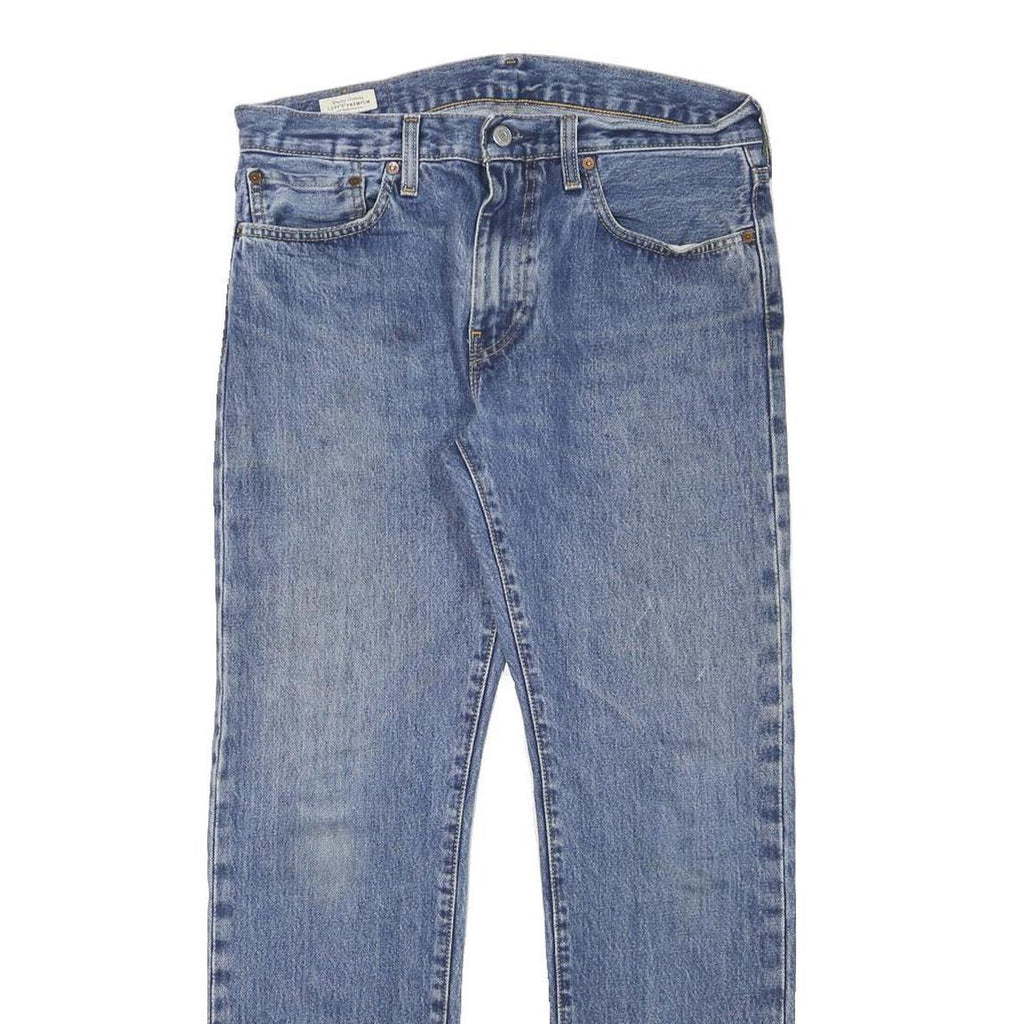 LEVI'S 502 Mens Jeans Blue Regular Straight Denim Medium W32 L29 Classic Fit