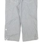 STYLE AND CO Womens Cotton Blend Blue Casual Shorts M W28 Button Pocket