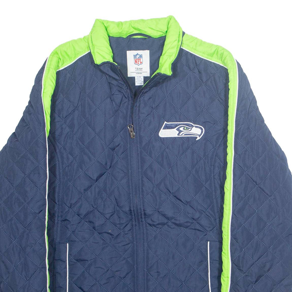 NFL Womens Quilted Jacket Blue USA L