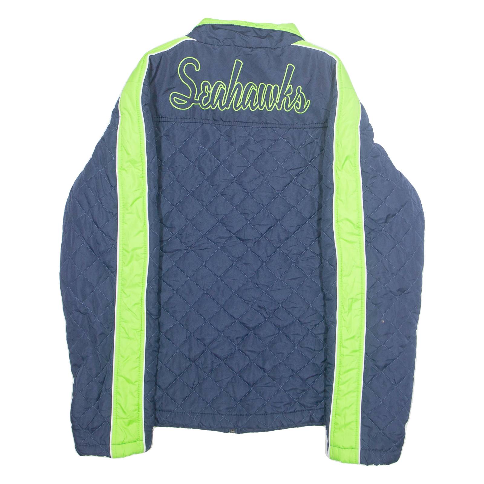 NFL Womens Quilted Jacket Blue USA L
