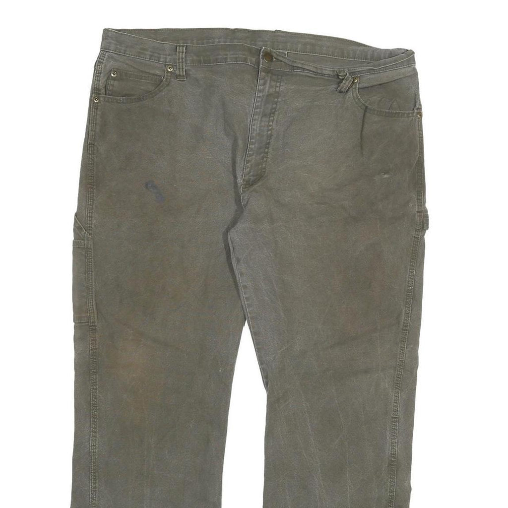 DICKIES Mens Regular Fit Jeans Grey Cotton Blend W40 L32 Workwear Utility Style