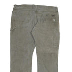 DICKIES Mens Regular Fit Jeans Grey Cotton Blend W40 L32 Workwear Utility Style