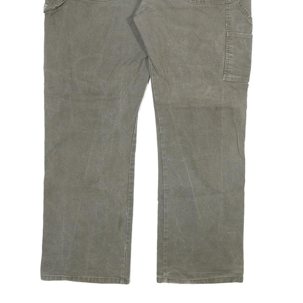 DICKIES Mens Regular Fit Jeans Grey Cotton Blend W40 L32 Workwear Utility Style