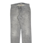 DOLCE & GABBANA Womens Grey Regular Fit Straight Denim Jeans W30 L34 Stylish