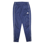 ADIDAS Mens Joggers Blue White M W28 L29 Slim Tapered Athletic Sportswear