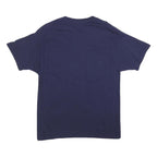 RUSSELL ATHLETIC Mens Navy Blue Nevada Graphic T-Shirt L Short Sleeve Crew Neck