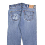 LEVI'S 505 Mens Jeans Blue Regular Straight Denim Medium W35 L25 Classic Fit Zip