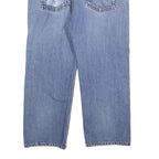 LEVI'S 505 Mens Jeans Blue Regular Straight Denim Medium W35 L25 Classic Fit Zip