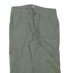 ST JOHNS BAY Womens Shorts Green Casual Cargo M W30 Comfort Fit