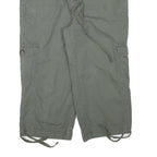 ST JOHNS BAY Womens Shorts Green Casual Cargo M W30 Comfort Fit