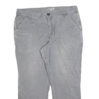 CARHARTT Mens Jeans Grey Relaxed Straight Denim Medium W40 L27 Cotton Workwear