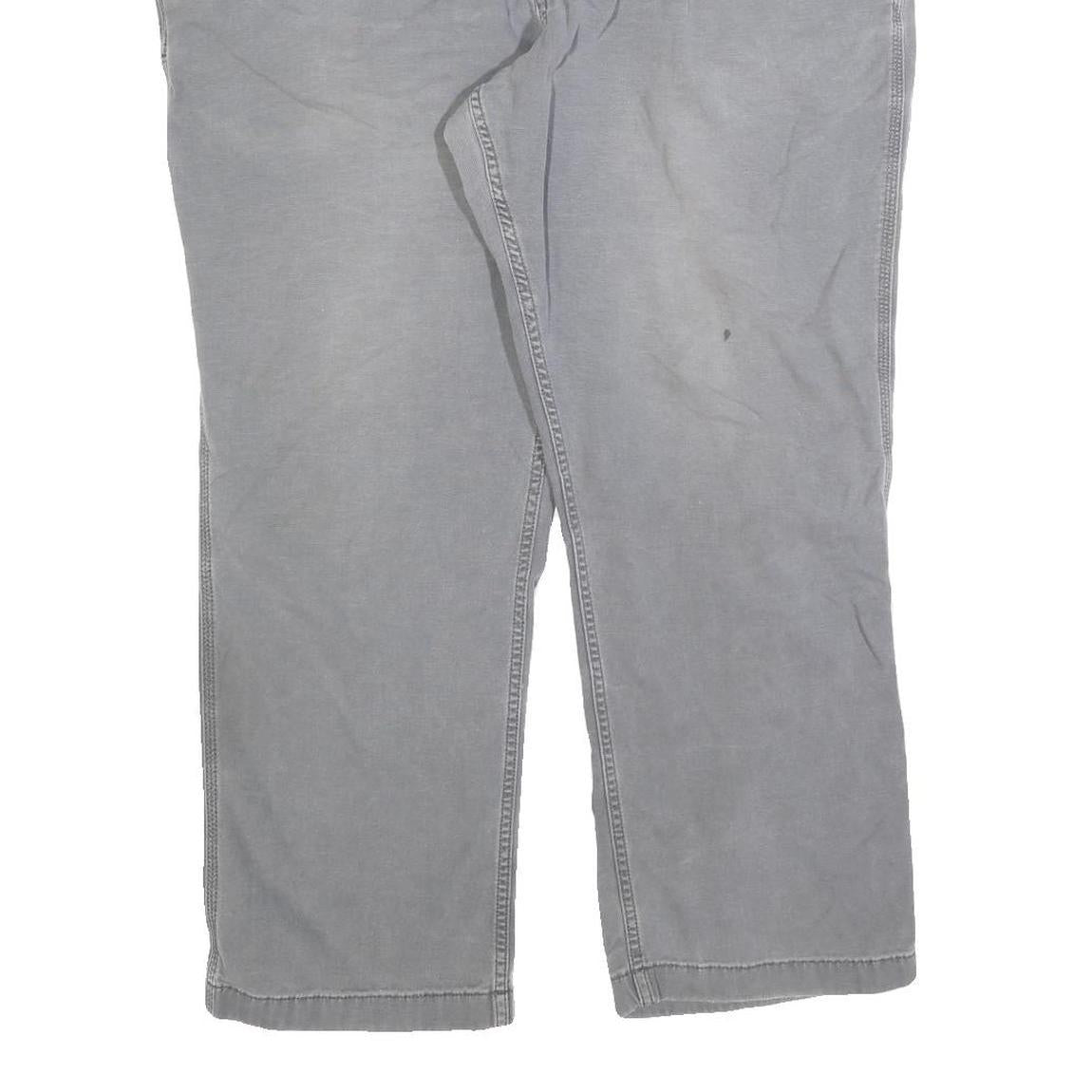 CARHARTT Mens Jeans Grey Relaxed Straight Denim Medium W40 L27 Cotton Workwear