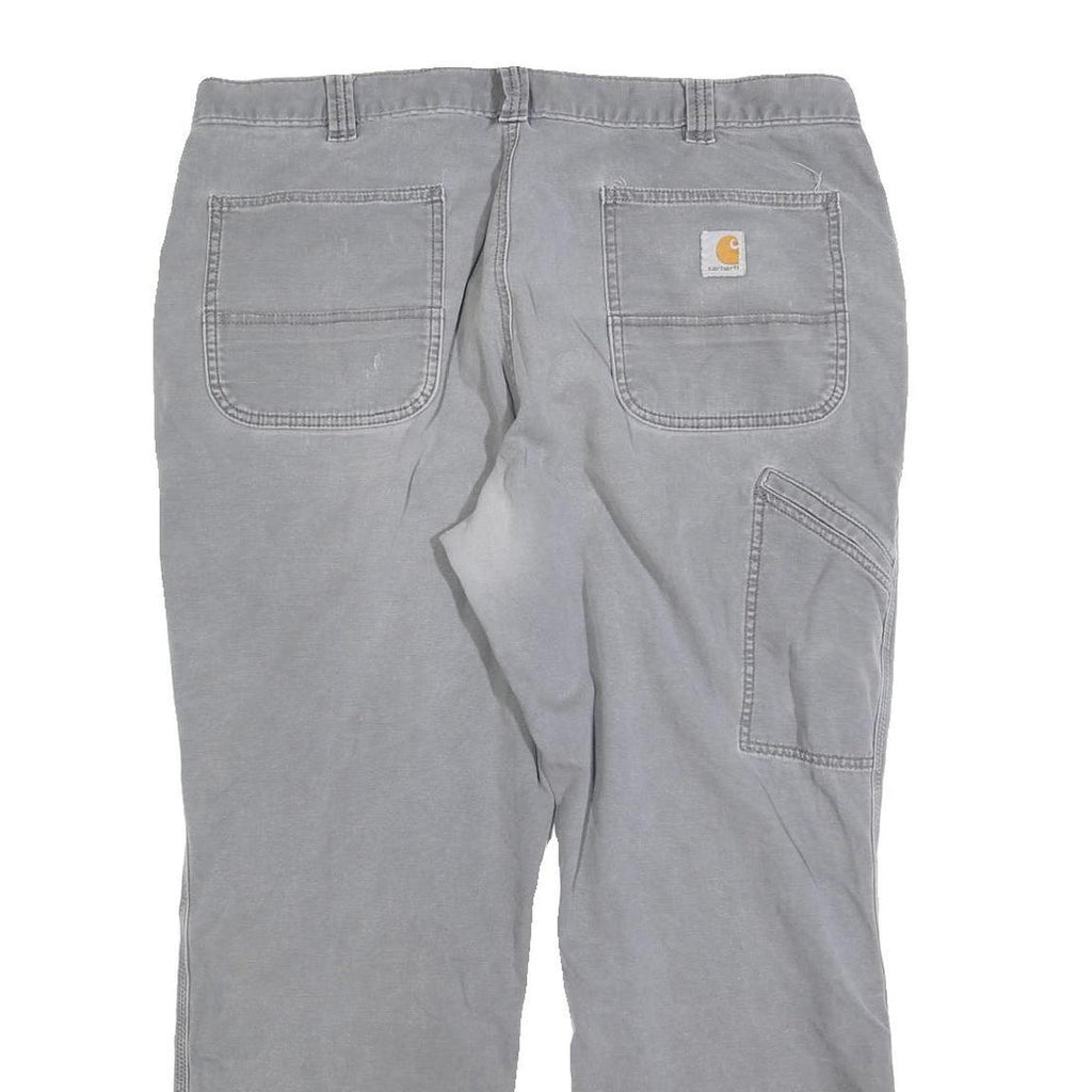 CARHARTT Mens Jeans Grey Relaxed Straight Denim Medium W40 L27 Cotton Workwear