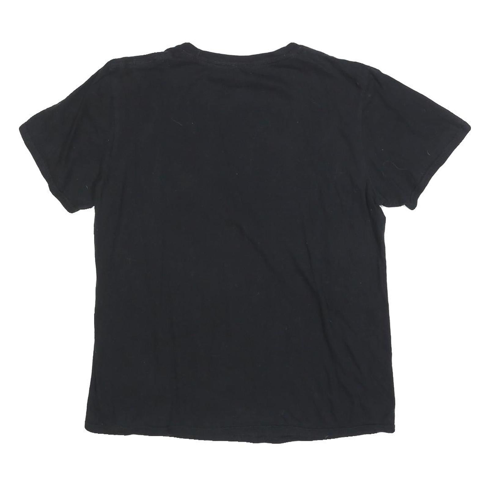 FANATICS Womens Black & Yellow Los Angeles Lakers Graphic T-Shirt M Short Sleeve