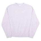 NIKE Womens Sweatshirt Purple Crew Neck M