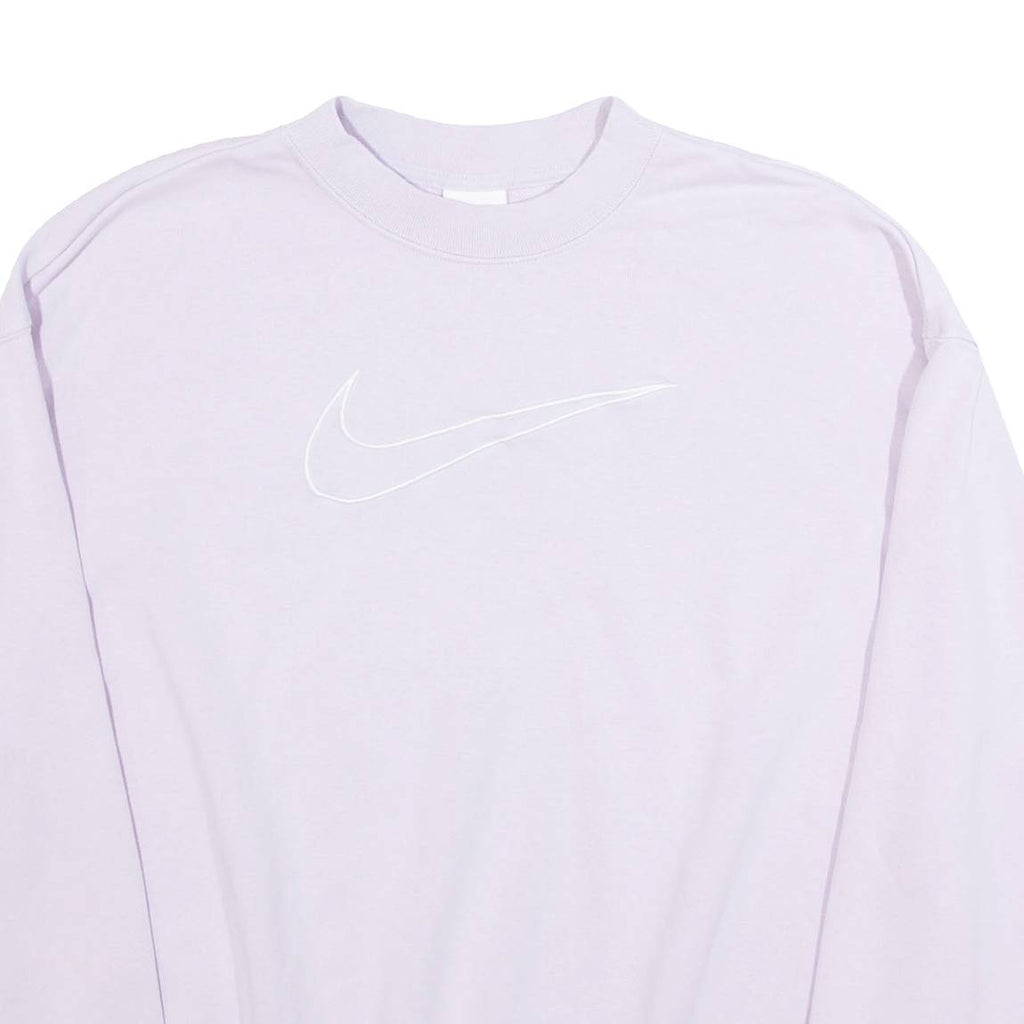 NIKE Womens Sweatshirt Purple Crew Neck M