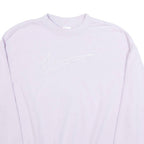 NIKE Womens Sweatshirt Purple Crew Neck M