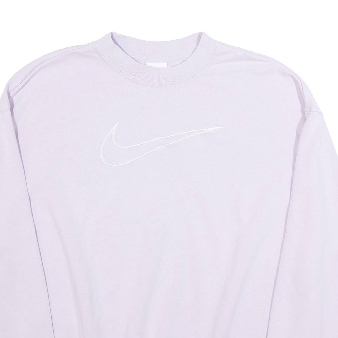 NIKE Womens Sweatshirt Purple Crew Neck M